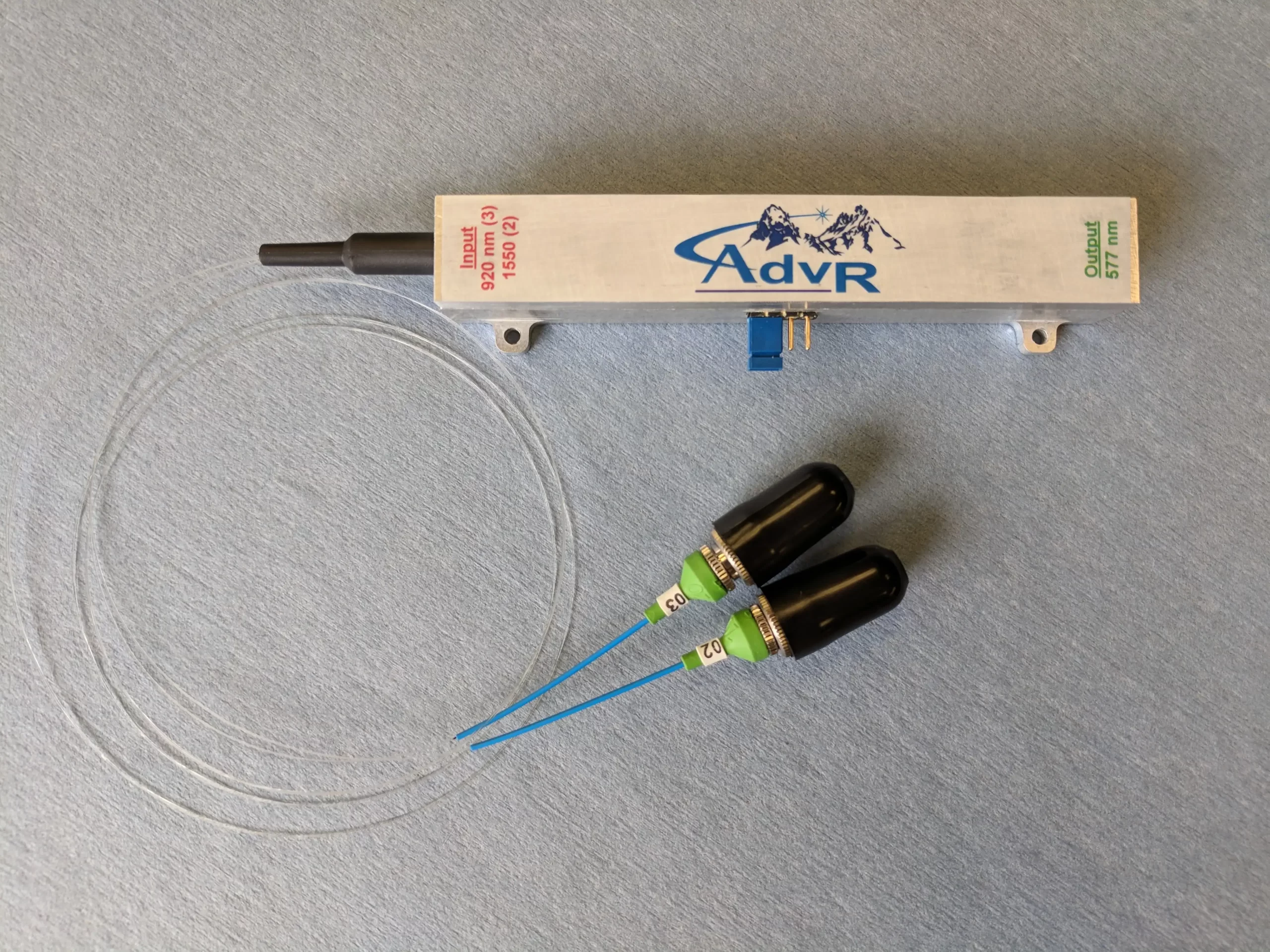 AdvR quantum frequency conversion module.