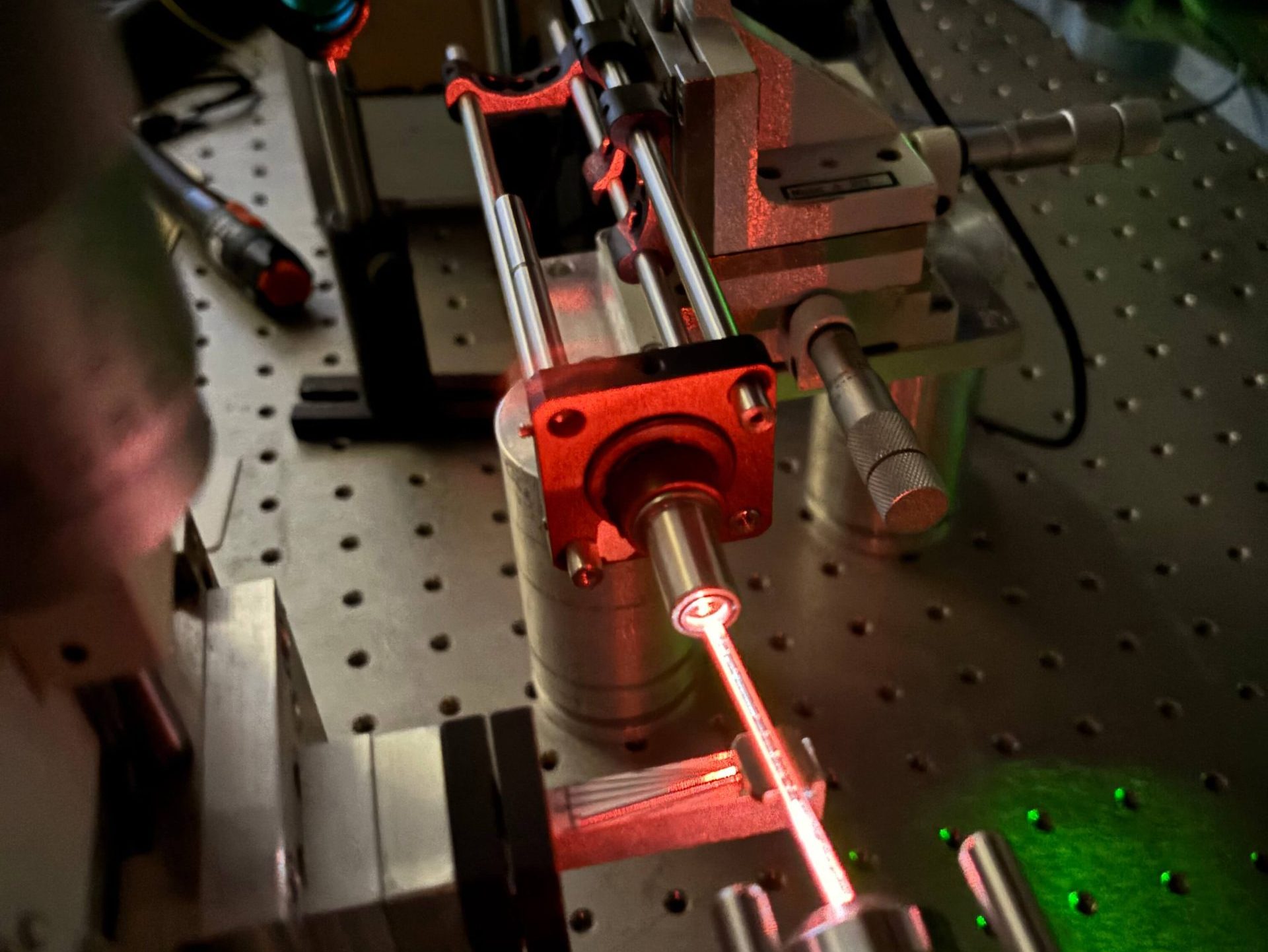 Waveguide up-conversion.